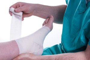 foot injured